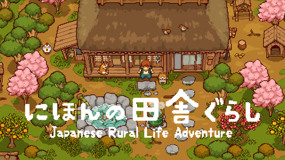 榮獲Apple Arcade日本與美國排行榜第一的《Japanese Rural Life Adventure》Nintendo Switch／Steam版於今日3月4日(週三)正式上線！備受世界青睞的精美像素風日本田園風景。 同時舉辦發行紀念八折優惠活動！自給自足，品味自由生活。春夏秋冬流轉更迭的絕美風景，每個季節還有豐富多彩的季節活動！快來體驗這款純粹的慢生活遊戲吧！