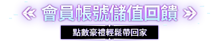 儲值會員帳號，筆筆抽iPhone