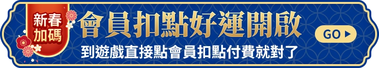 會員扣點好運開啟