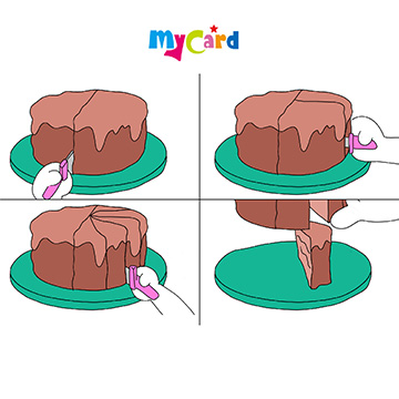 今天是 #國際蛋糕日 你問My編都怎麼切蛋糕？請見以下四張圖的切法😉 這樣的切法很怪嗎？留言告訴My編😗