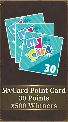 MyCard Point Card 30 Points