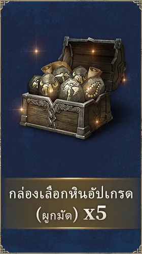 กล่องเลือกหินอัปเกรด (ผูกมัด)