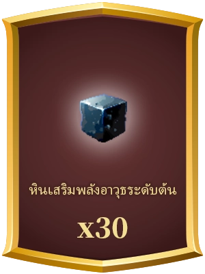 หินเสริมพลังอาวุธระดับต้น