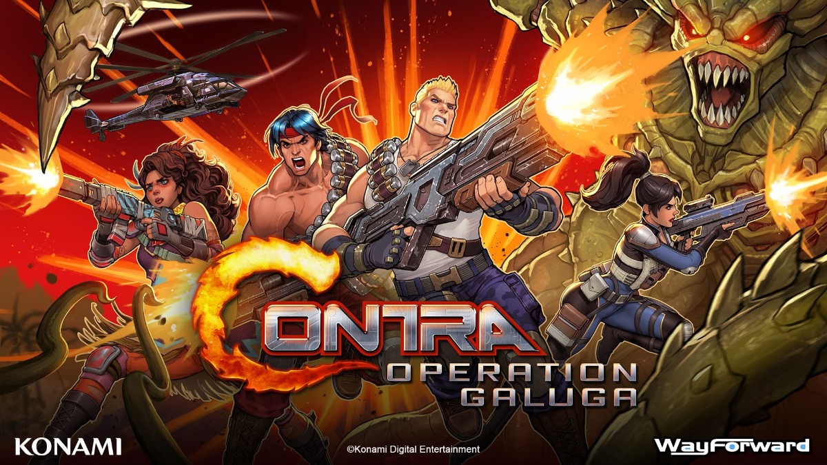 裝填、上膛！CONTRA: OPERATION GALUGA重燃經典跑槍動作系列 KONAMI與WayForward攜手合作為最新遊戲平台 帶來燃爆的Contra: Operation Galuga