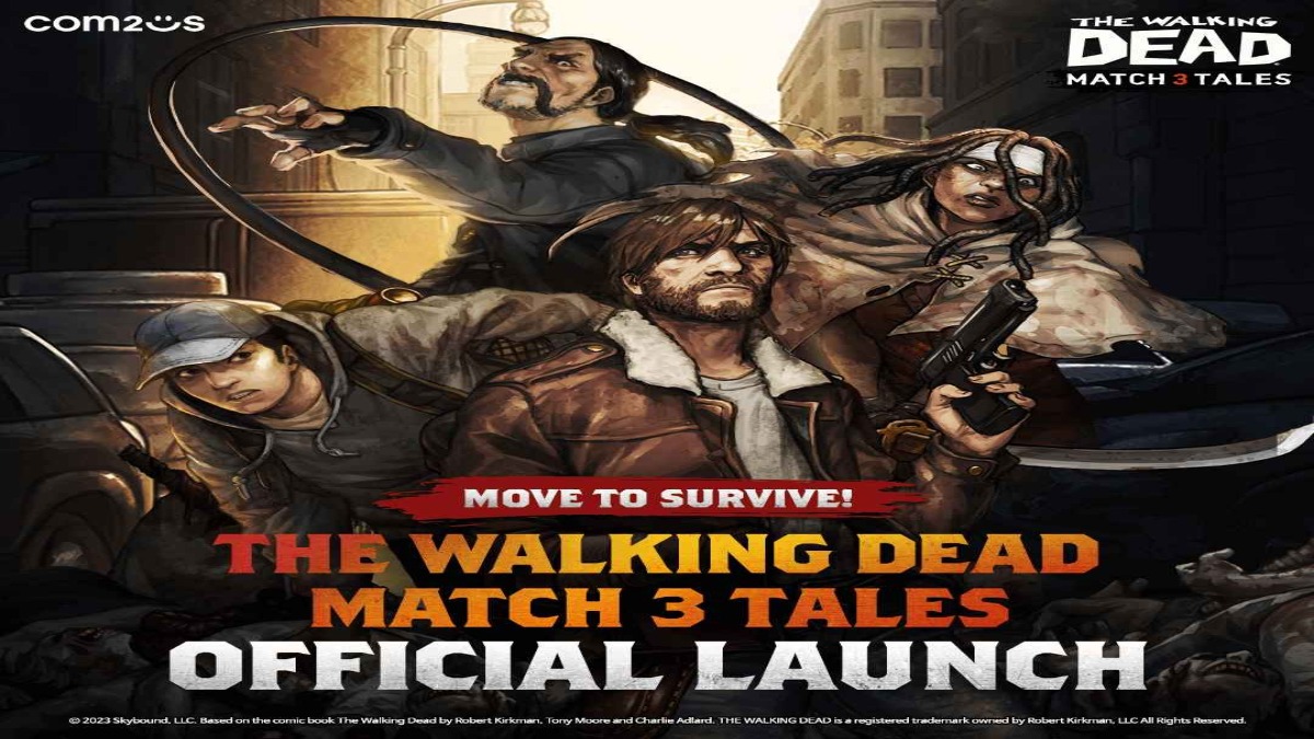 一起抵抗喪屍！Com2uS全新力作三消RPG《The Walking Dead Match 3 Tales》全球正式上市！