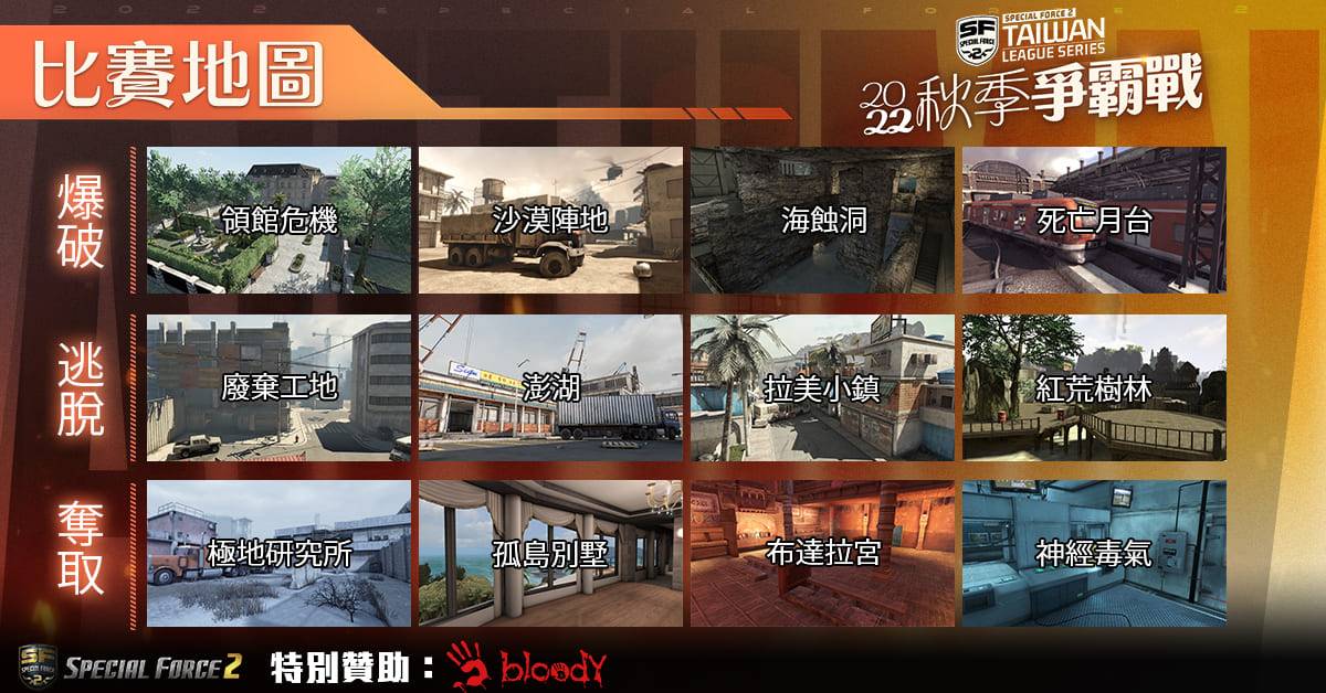 《Special Force 2》2022 秋季爭霸戰總決賽 12 月 3 日開打