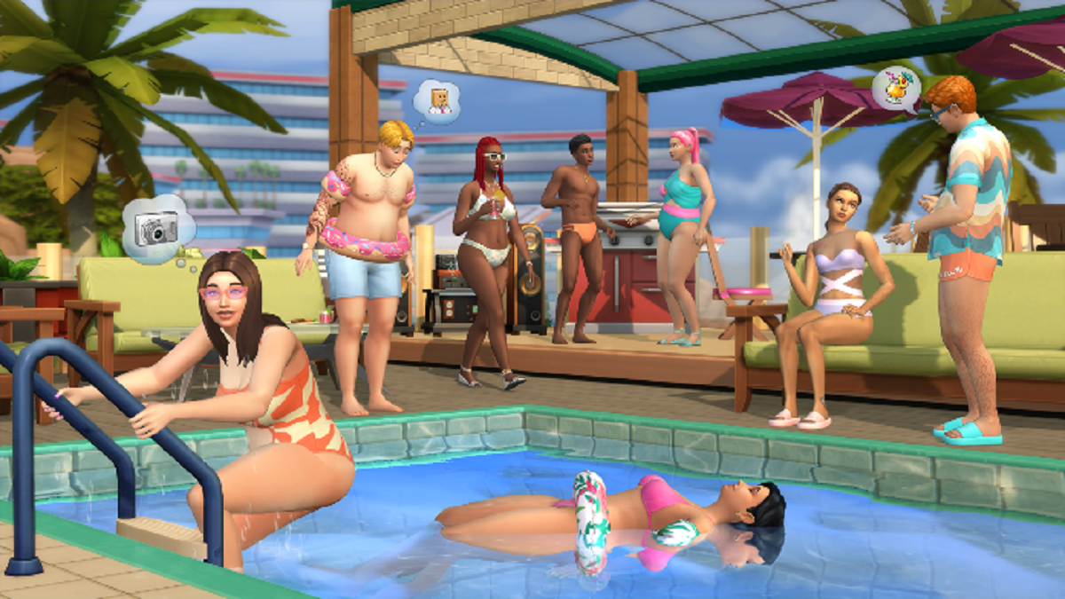 《The Sims 4》公開「泳池狂歡」以及「現代奢華」套件包，將於 9 月 7 日推出