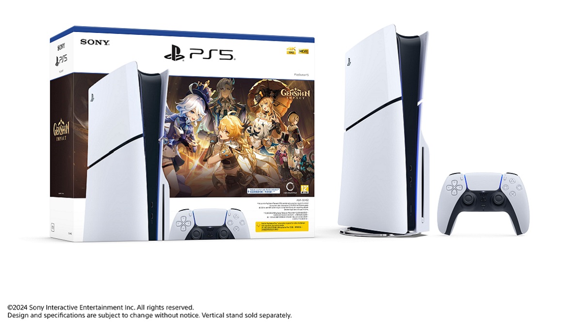 PlayStation 5主機 –《原神》禮包同捆組即將上市！