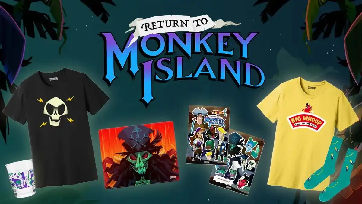 好評滿載、經典 IP《重返猴島 Return to Monkey Island》今日起開始販售首波官方週邊商品