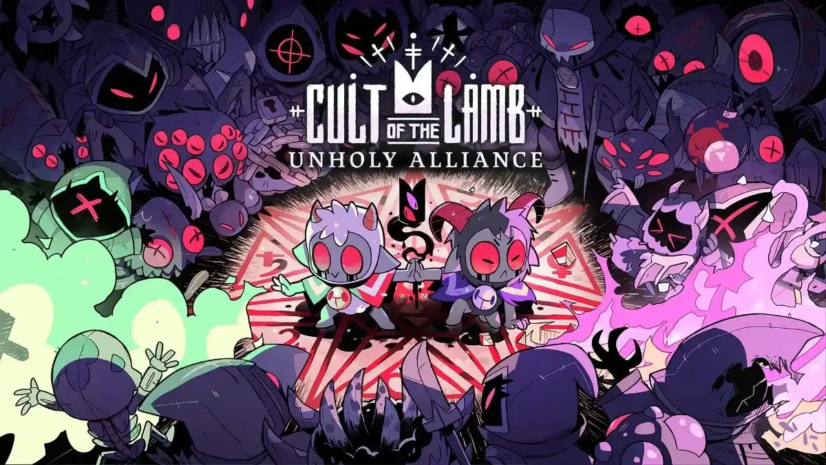 邪教養成動作遊戲《進擊羔羊傳說 Cult of the Lamb》免費版本更新「邪門同盟 Unholy Alliance」8/13 登場，開放本地合作、揪人一起養教徒