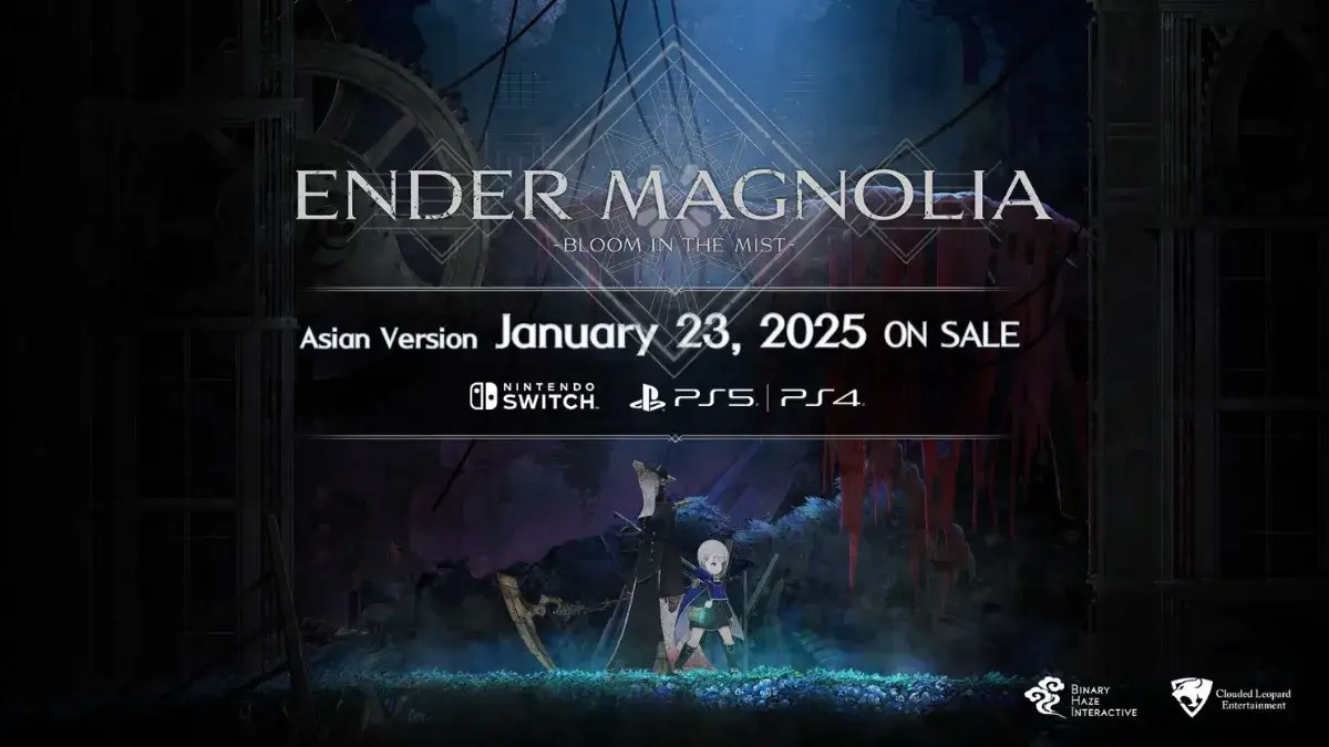 Nintendo Switch™／PlayStation®5／PlayStation®4 遊戲 《ENDER MAGNOLIA: Bloom in the Mist》 亞洲實體一般版、限定版 將與數位版同步於 2025 年 1 月 23 日上市︕