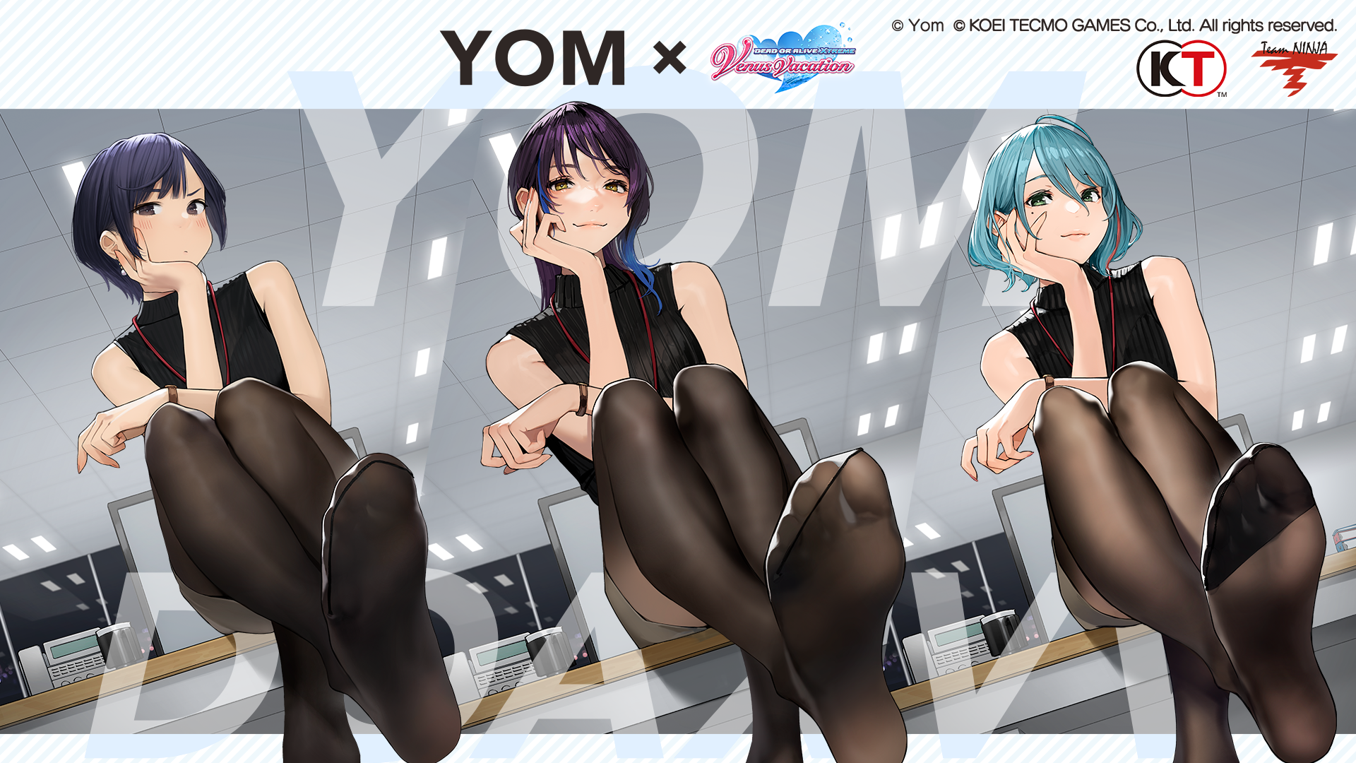 『DEAD OR ALIVE Xtreme Venus Vacation』 再次舉辦和插畫家「Yom」合作的活動！