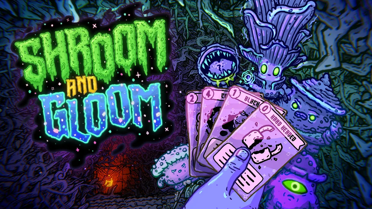 Devolver Digital 釋出地牢式雙卡組遊戲新作《Shroom and Gloom》資訊，試玩版同步上線！