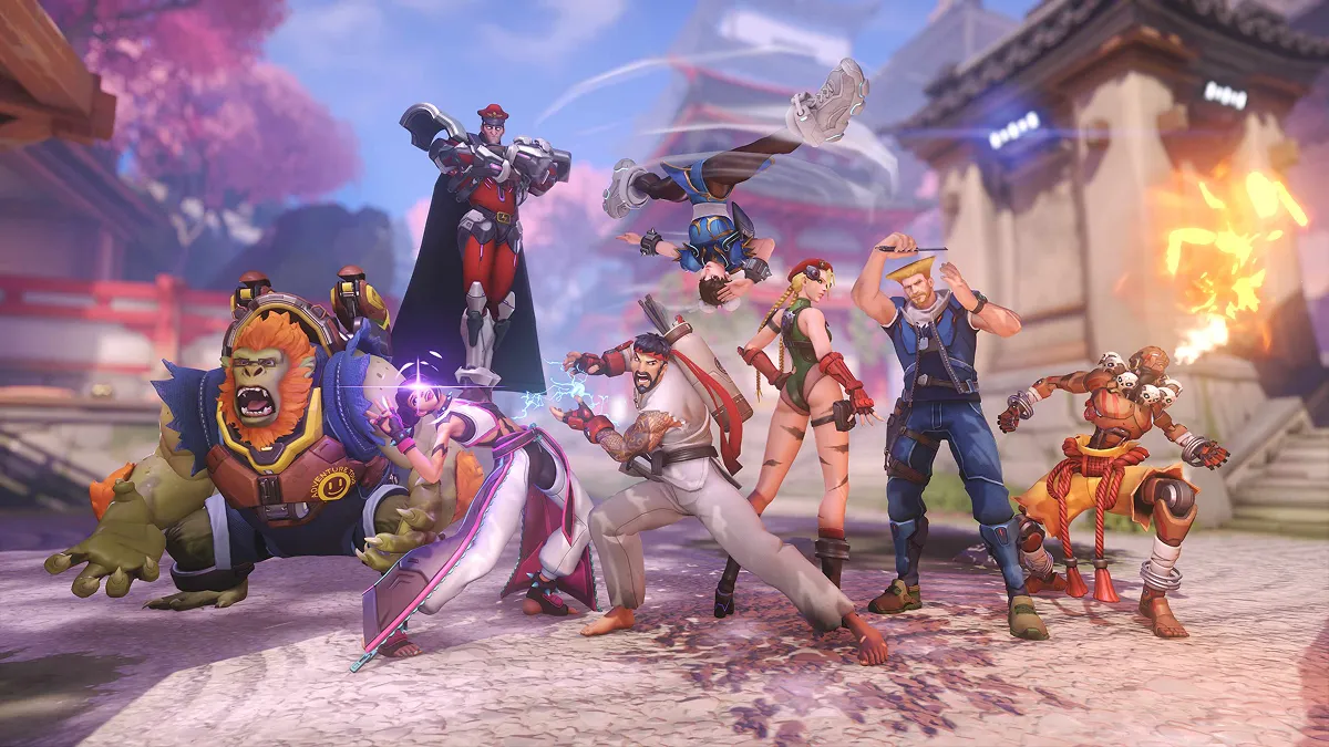 擂台爭霸戰開打！《鬥陣特攻®2》x《Street Fighter 6》限時合作5月21日來臨 八款經典角色造型強勢登場　化身街頭鬥士完成挑戰解鎖專屬主題噴漆和頭銜