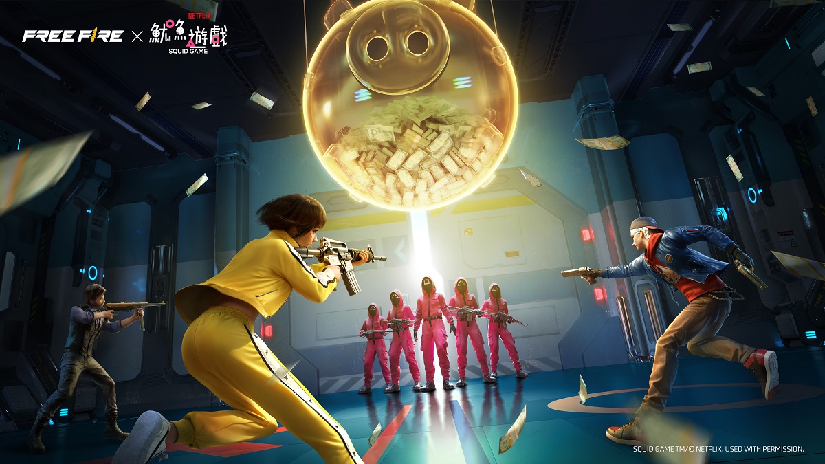 《Garena Free Fire》邀請函來了！Netflix《魷魚遊戲》合作登場
