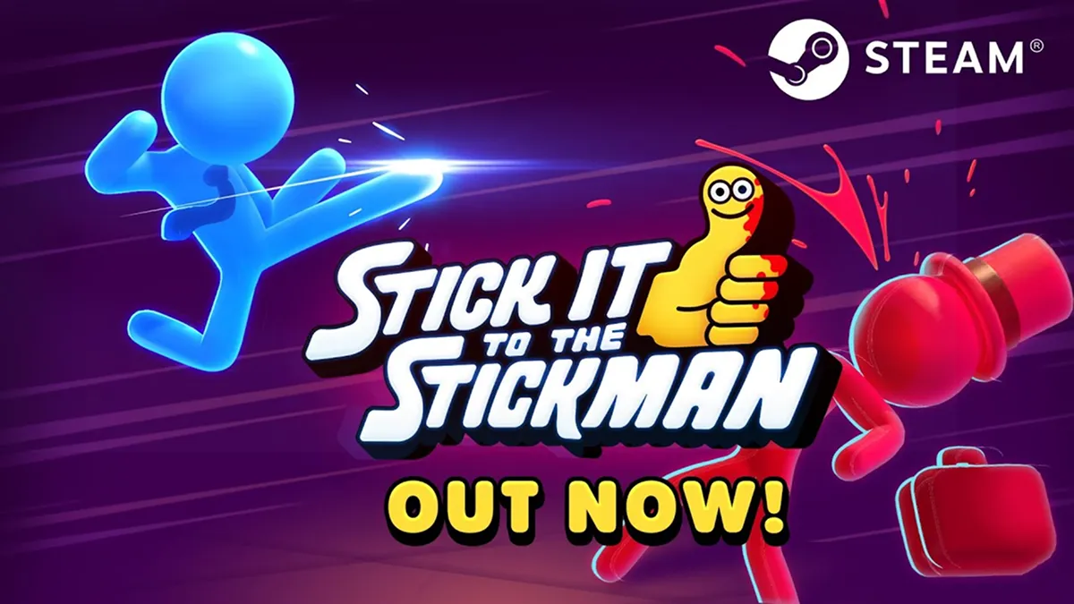 《打工火柴人 Stick it to the Stickman》今日正式登上 Steam！
