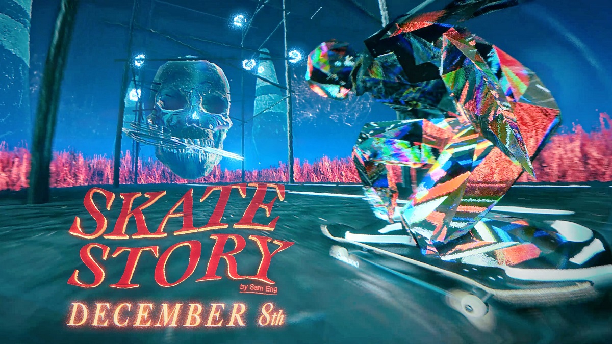 Devolver Digital 滑板炫技遊戲《滑板故事 Skate Story》將於台灣時間 12/9 登上PC、PlayStation 5和Nintendo Switch 2