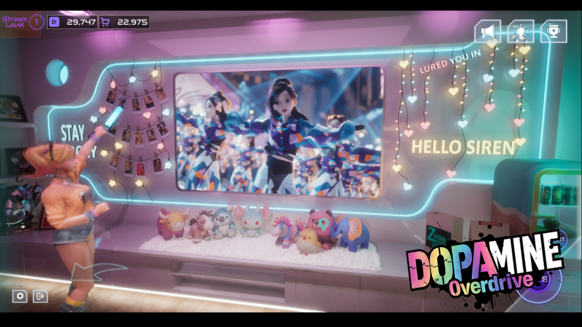 直播抖內竟是奪命陷阱？ 《DOPAmine Overdrive》登陸新品節，體驗多巴胺過載的節奏生存！