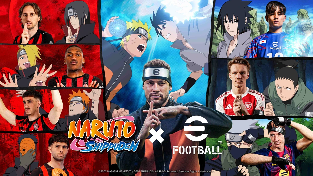 eFootball™ x NARUTO SHIPPUDEN(火影忍者疾風傳)跨界合作！