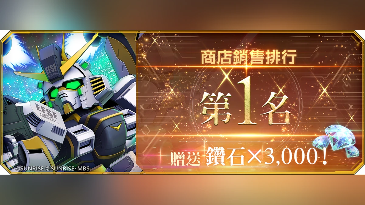 《SD鋼彈 G世代 永恆》UR「擎天神鋼彈（EX）」、UR「偉大‧吉翁克（EX）」等於精選機體補給中登場！