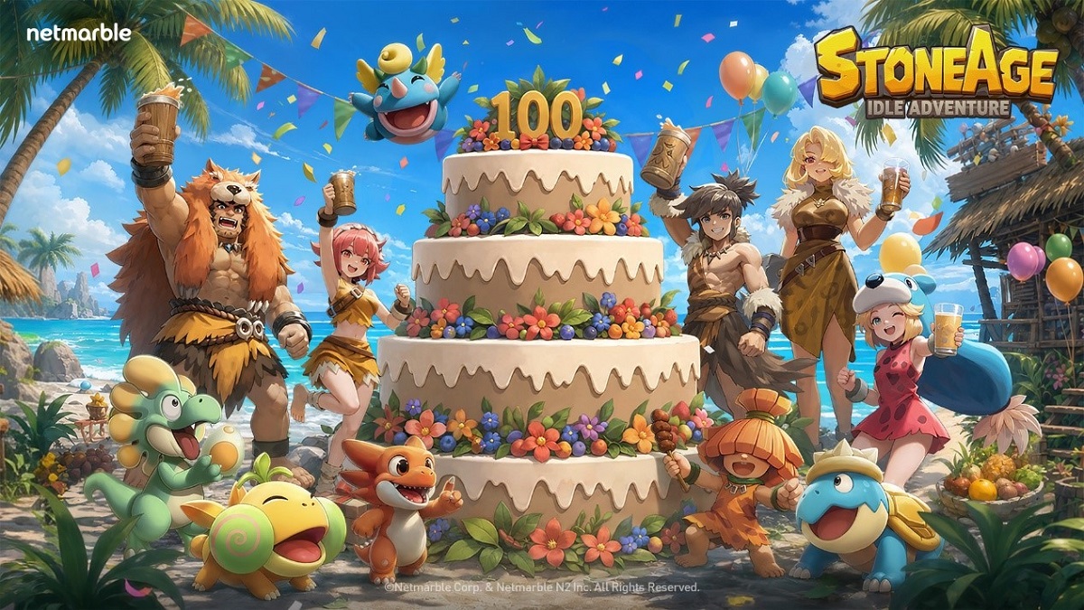 《石器時代：放置冒險》歡慶上市100天推出慶祝活動！