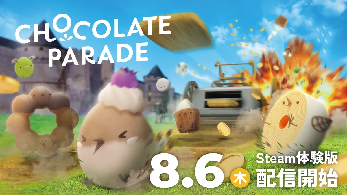 《Chocolate Parade》試玩版將於8月6日登陸Steam！