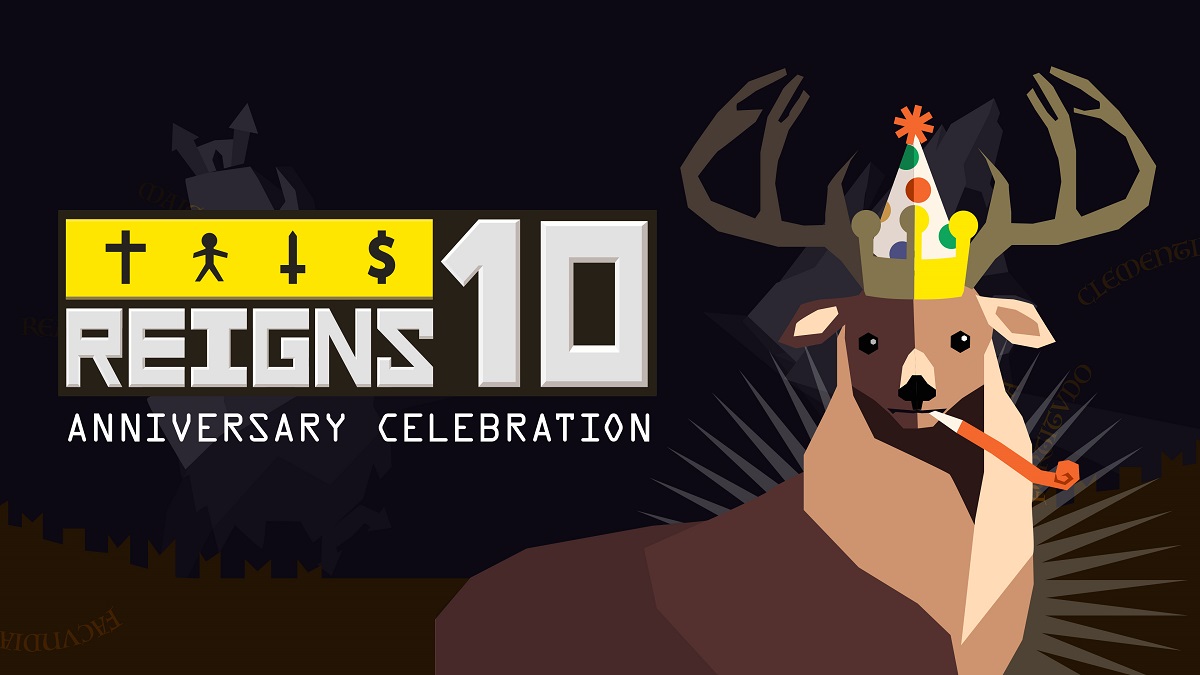 Devolver Digital 百萬銷量敘事作《王權 Reigns》歡慶上市 10 週年、突破 400 萬玩家 大型免費更新上線，全系列超殺銅板價發售中！