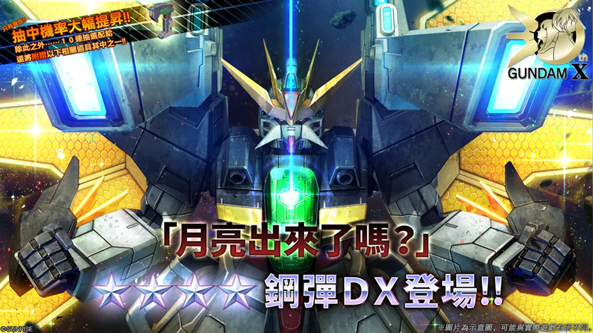 《機動戰士鋼彈 激戰任務２》「8週年後夜祭」盛大開跑！「鋼彈DX」正式參戰！