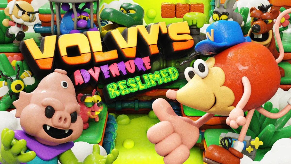 超人氣吉祥物動作平台遊戲《轉轉大冒險：合體強化 Volvy’s Adventure: Reslimed》將於台灣時間 11/20 強勢登陸 Steam！