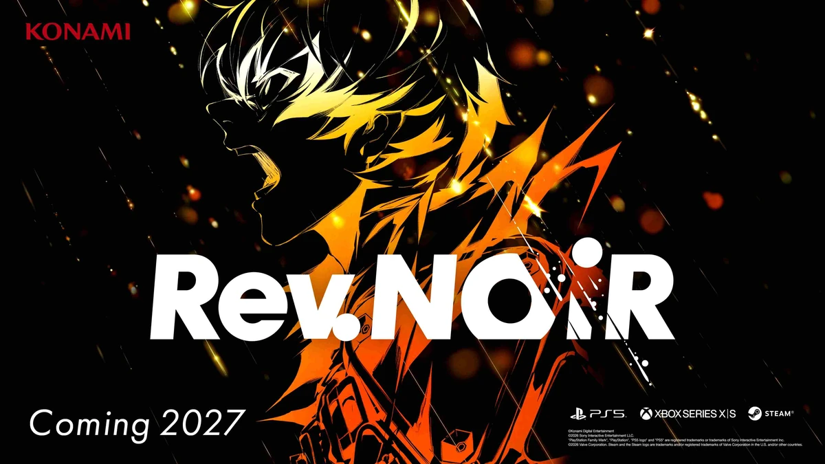 正義實現之日，便是世界終焉之時。 KONAMI公開《Rev. NOiR》全新劇情與戰鬥宣傳影片，預定2027年推出