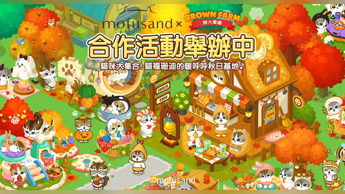 《LINE 熊大農場》x《貓福珊迪》合作登場！