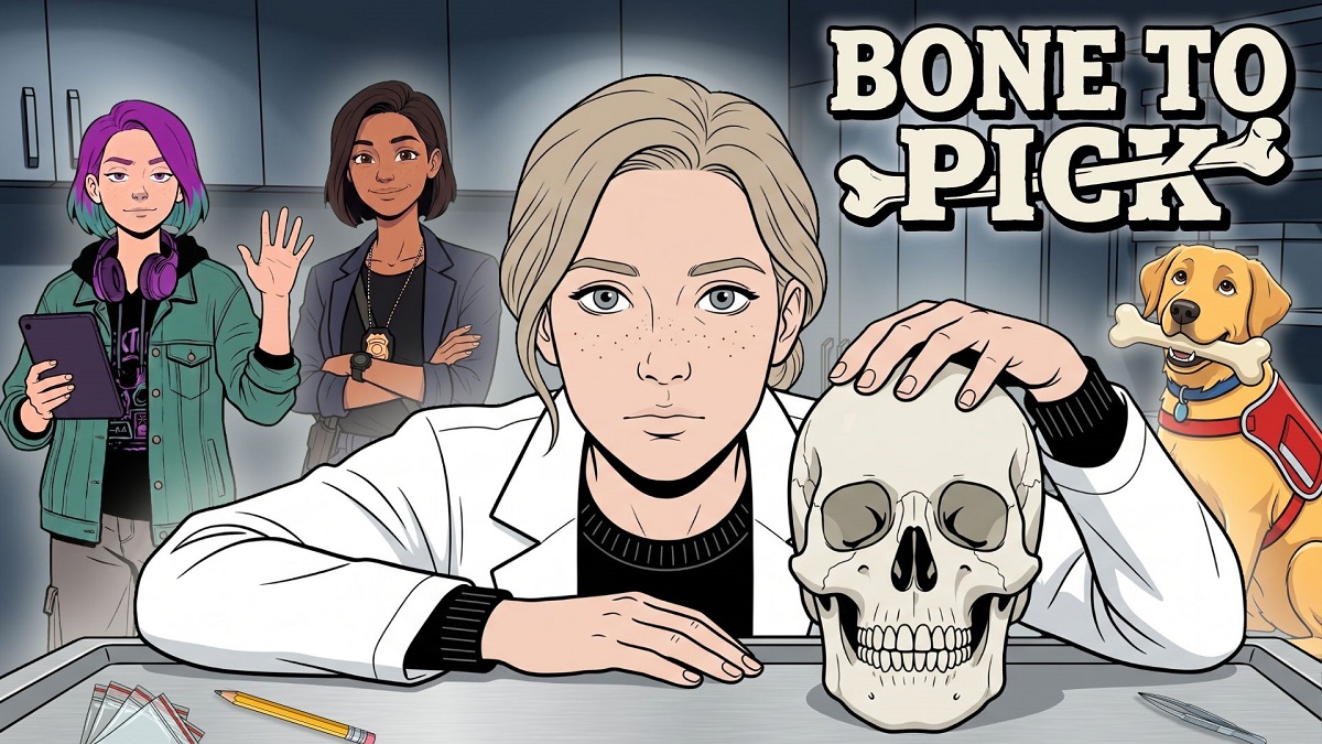 法醫推理視覺小說《Bone to Pick / 拾骨謎案》免費試玩版將於10月8日登上 Steam
